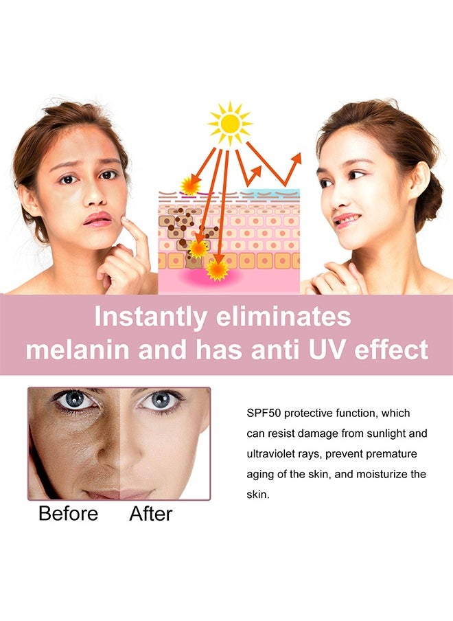 Jaysuing - Sun Treatment UV, SPF 50+PA+++ Isolate Sun Block Lotion, Hydrating Mineral Sunscreen With Zinc Oxide And Titanium Dioxide, Sheer Tint For Healthy Glow - Image 1