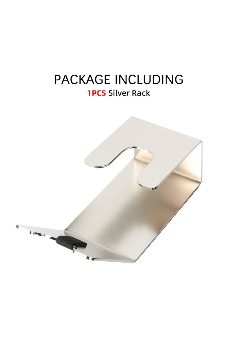 حامل فلتر قهوة فضي مانع للانزلاق، حامل فلتر قهوة بدون قاعدة، فوهة واحدة أو فوهتين