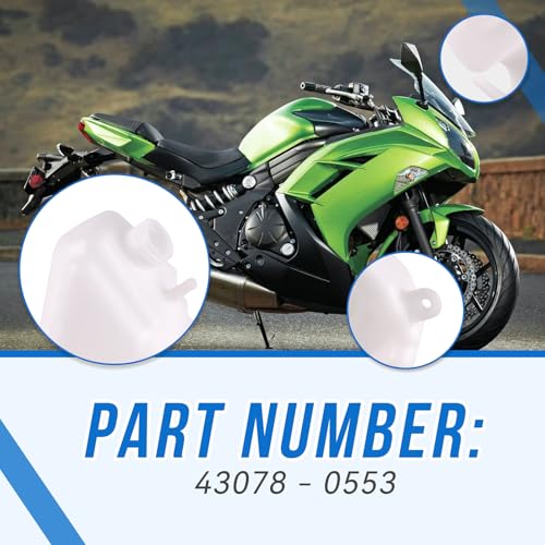 SeDeplacer 43078-0553 Coolant Reservoir Tank Compatible with 2012 2013 2014 2015 2016 Kawasaki Ninja 650R(1PCS-plastic) - Image 2