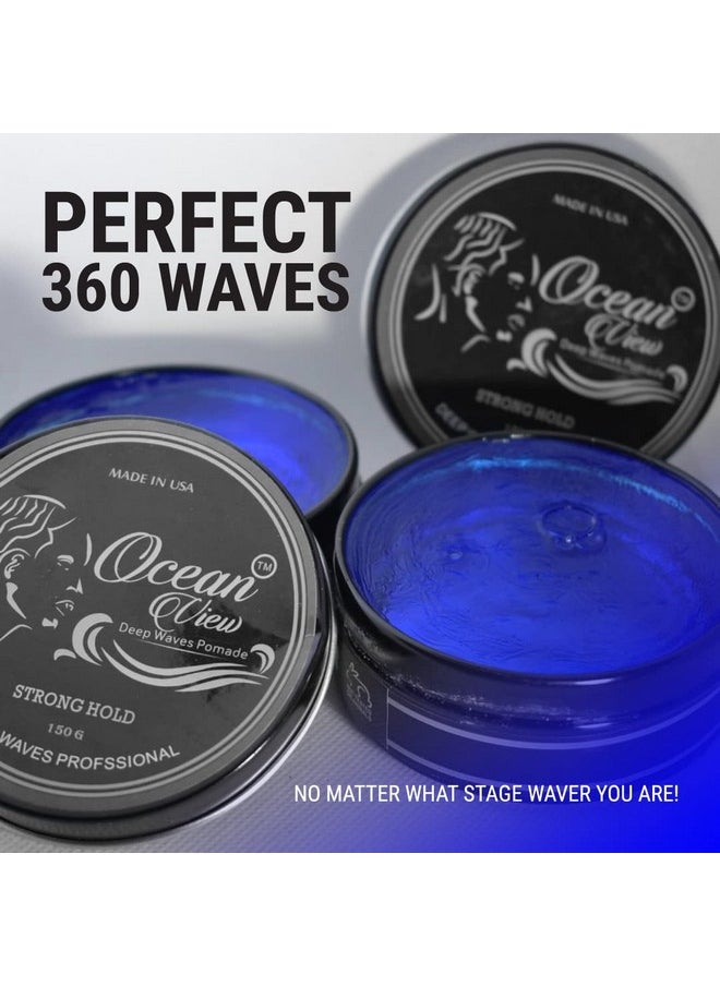 Waterbased Hair Cream For 360 Wave Training And Wolfing Silky Smooth Application And Styling Strong Hold Easy Wash Waver And Barber Accessories 4Oz Tin Can