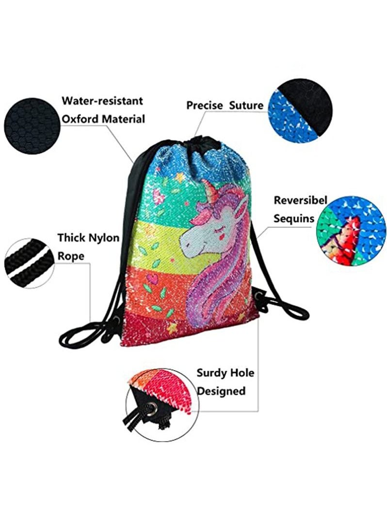 Sequin Drawstring Bags
