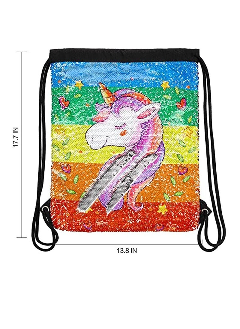 Sequin Drawstring Bags