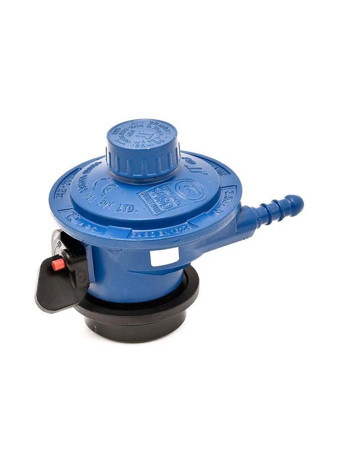 rawafd - LPG Gas Regulator 20-90 m Bar Blue/Black - Image 1