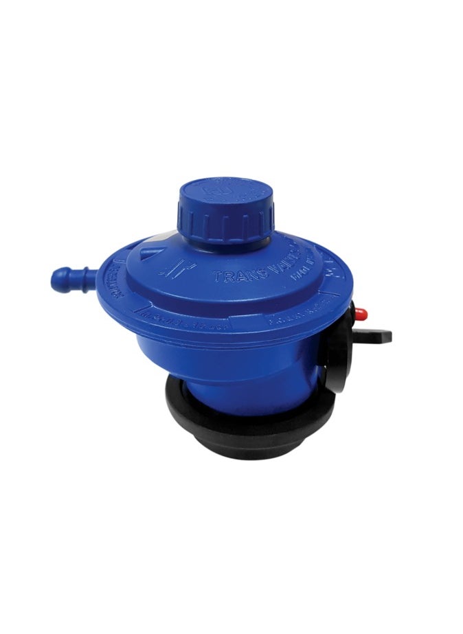 rawafd - LPG Gas Regulator 20-90 m Bar Blue/Black - Image 1