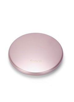 Fancii Fancii LED Lighted Travel Makeup Mirror, Rechargeable with 10x/1x Magnifying & 3 Light Settings - Compact, Portable, Large 5” Wide Hand Mirror for Handbag and Purses (Rose Gold)  - Image 2