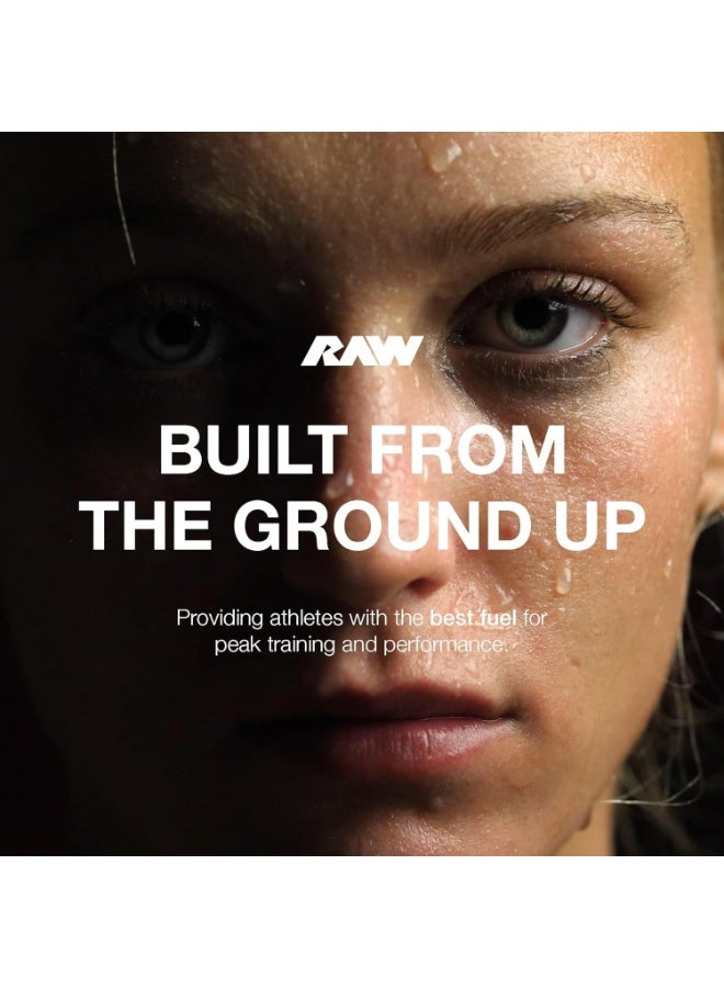 رو مسحوق مكمل غذائي RAW Essentials Pure Creatine Monohydrate لتعزيز قوة العضلات والقدرة على التحمل والتعافي (5.3 أونصة) - Image 2