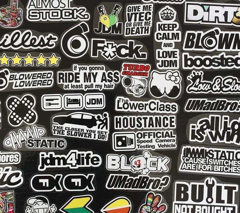 BPA 55 Piece Racing Decal Sticker Set - Image 5