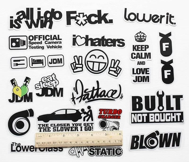 BPA 55 Piece Racing Decal Sticker Set - Image 3