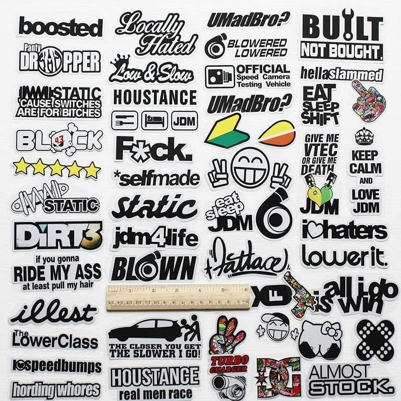 BPA 55 Piece Racing Decal Sticker Set - Image 4