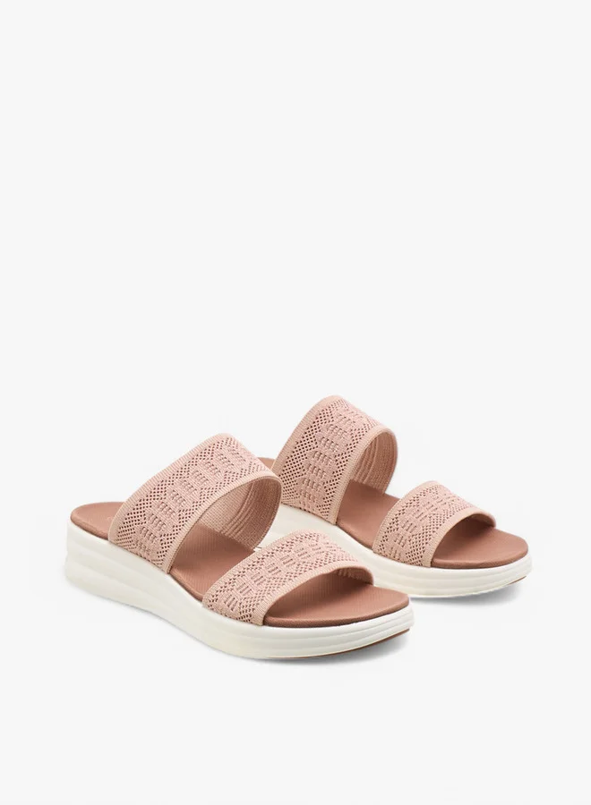 Le Confort Flyknit Detail Slip-On Sandals