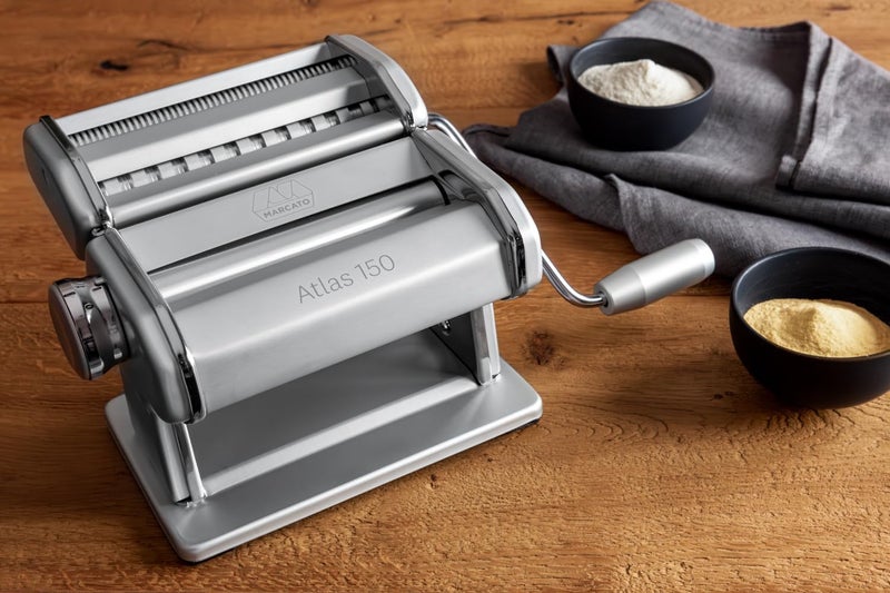 MARCATO Marcato Atlas Ice Pasta Machine Manual Dough Cutter Chrome Steel and Anodized Aluminium Elegant design 20 x 20 x 15 cm Easy to use  - Image 2