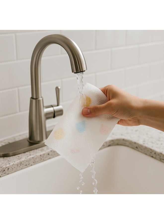 مناديل مطبخ قابلة للغسل 20×20 سم 500 منديل لتنظيف البوتاجاز والأسطح وإزالة الدهون متعددة الاستخدام للمطبخ والمنزل - Image 5