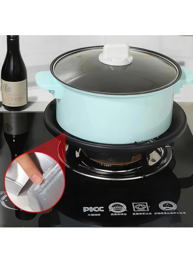 GLOBAL LOCAL Global local Gas Saver Burner Stand Gas Chula/Burner Cover Gas Flame Saving Burner Protector from Wind Gas Stove Stand for Burner Gas Stove Accessories Gas Ring for Indian Gas (Black, Pack of 3)  - Image 4