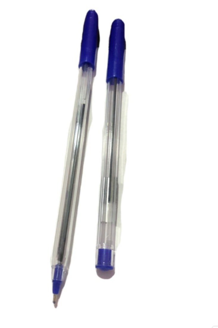 Generic 0.7 mm ballpoint pen, blue ink color, box: 5 pens  - Image 2