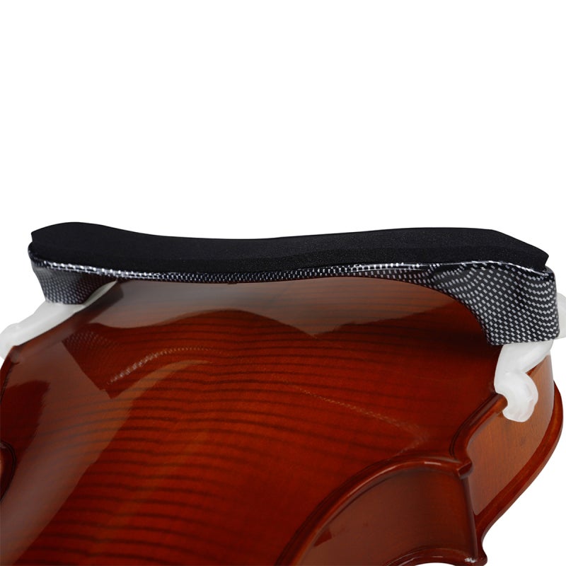 IRIN Violin Shoulder Rest: Adjustable For 4/4 And 3/4 Violins - Comfortable Thick Foam Pad, Durable Anti-Aging Silicone Feet, Stylish Black & White Finish For Violin Players - Image 5