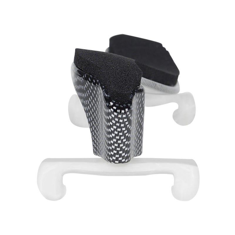IRIN Violin Shoulder Rest: Adjustable For 4/4 And 3/4 Violins - Comfortable Thick Foam Pad, Durable Anti-Aging Silicone Feet, Stylish Black & White Finish For Violin Players - Image 2