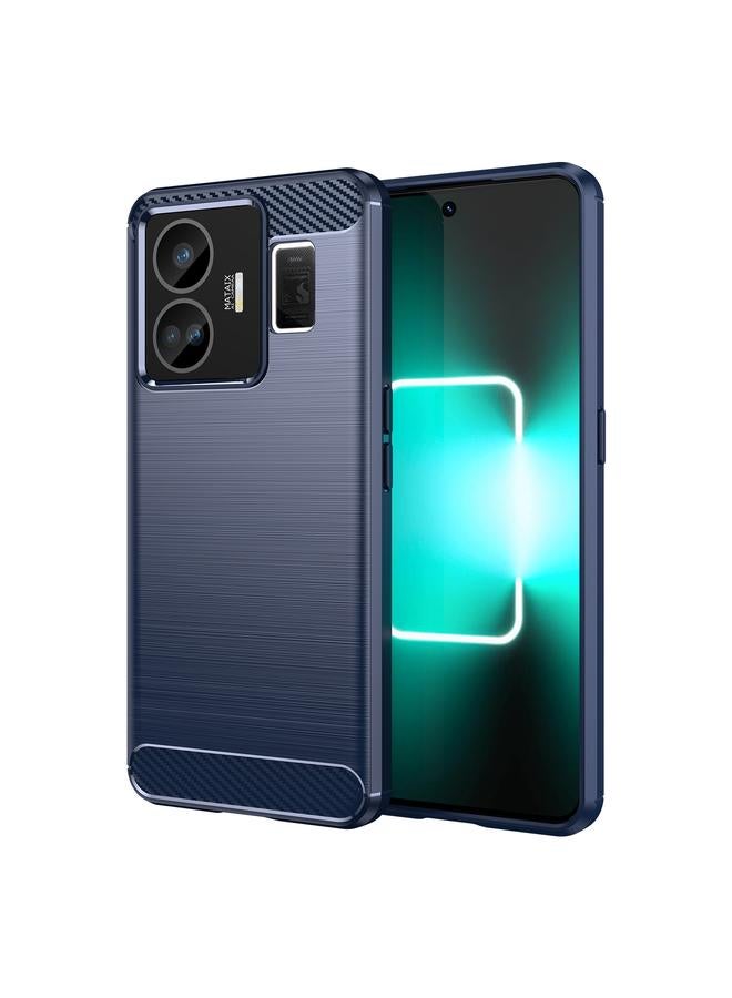S-TOP Case For Realme GT Neo 5 Brushed Texture Carbon Fiber TPU Phone Case - Image 1