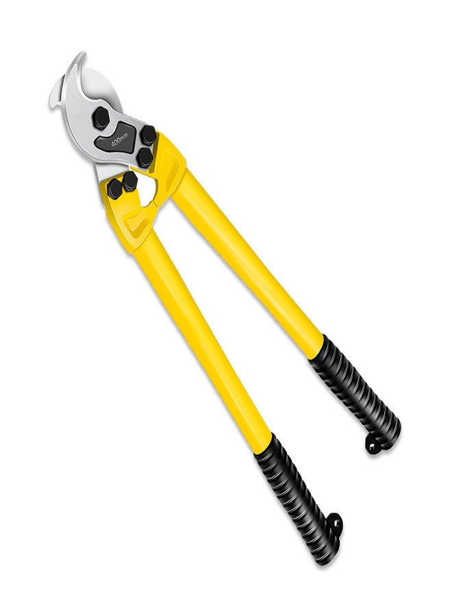 AUPREX 18 Inch Heavy Duty Cable Cutter with Long Handle, Harden Carbon Steel Cable Cutter for Aluminum Cable, Copper Wire and Communication Cables. - Image 1