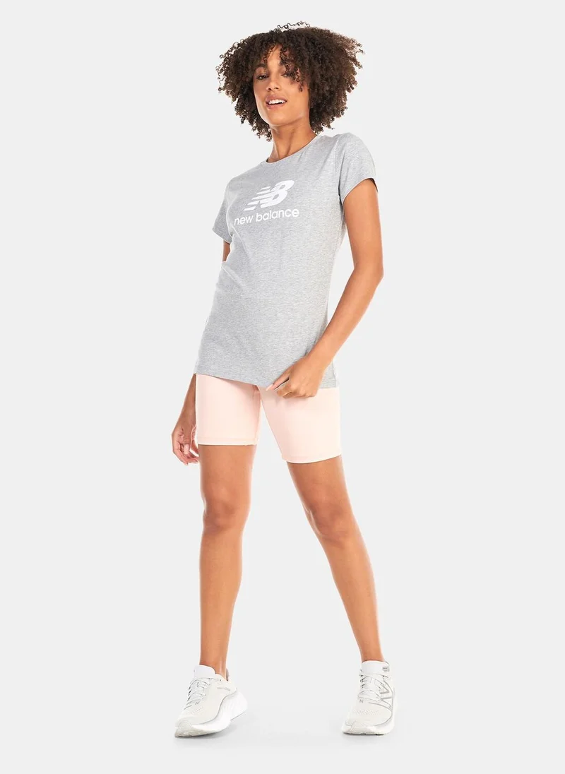 New Balance Women's Essentials Stacked Logo T-Shirt