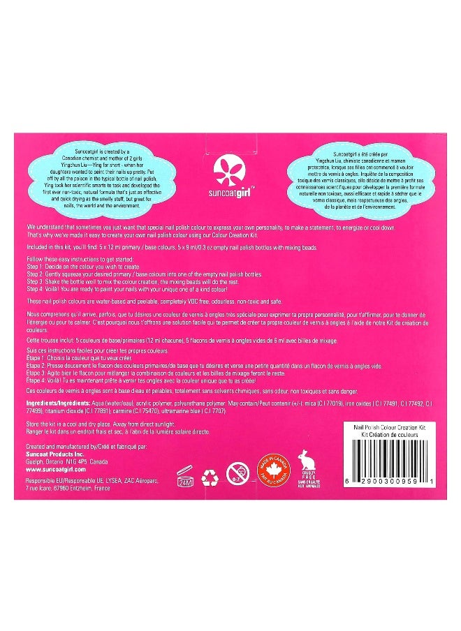Suncoat Girl - SuncoatGirl, Water-Based Nail Polish Color Creation Kit, 10 Piece Kit - Image 1