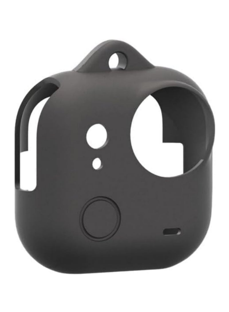 1pcs Silicone Protective Case Compatible with Insta360 Go Ultra Soft Protector Case Cover with Lens Cap for Go Ultra Action Camera Accessories Anti Scratch Anti Slip Skin black - Image 4