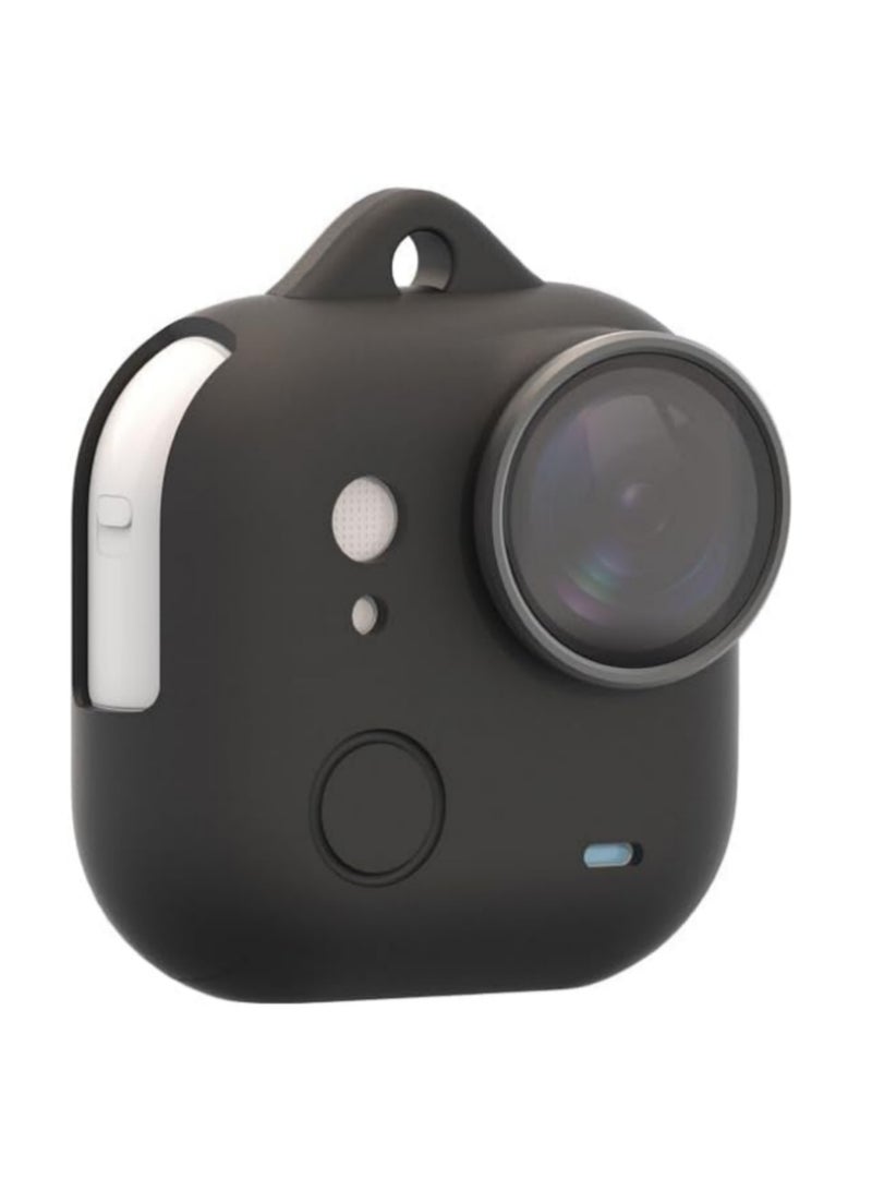 1pcs Silicone Protective Case Compatible with Insta360 Go Ultra Soft Protector Case Cover with Lens Cap for Go Ultra Action Camera Accessories Anti Scratch Anti Slip Skin black - Image 5