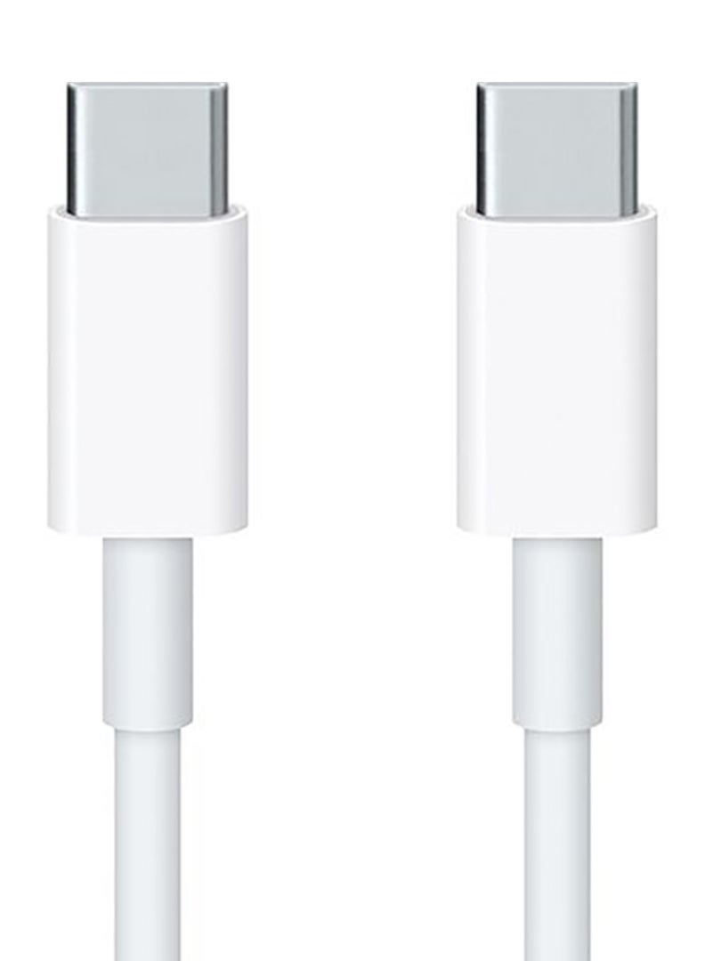 Theodor USB-C To USB-C Fast Charging And Data Syncing Cable - USB C-C Fast Charger Cord (2-Meter)-White - Image 1