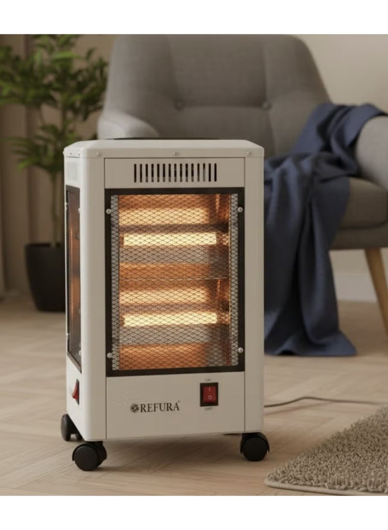 REFURA Electric Heater 5 Sided Shape with a Modern Design and Fast Heating And Auto Shut-Off Technology 2000 Watt - Image 2