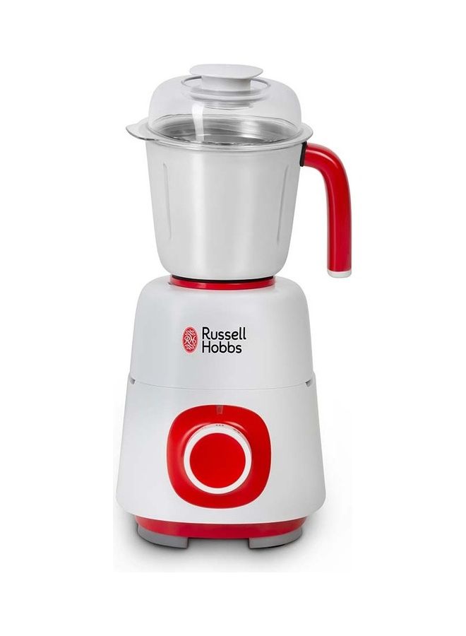 راسيل هوبز خلاط ومطحنة كهربائي مع 3 أوعية من الاستانلس ستيل 1.5 L 550.0 W MG42504 أبيض/ أحمر - Image 2
