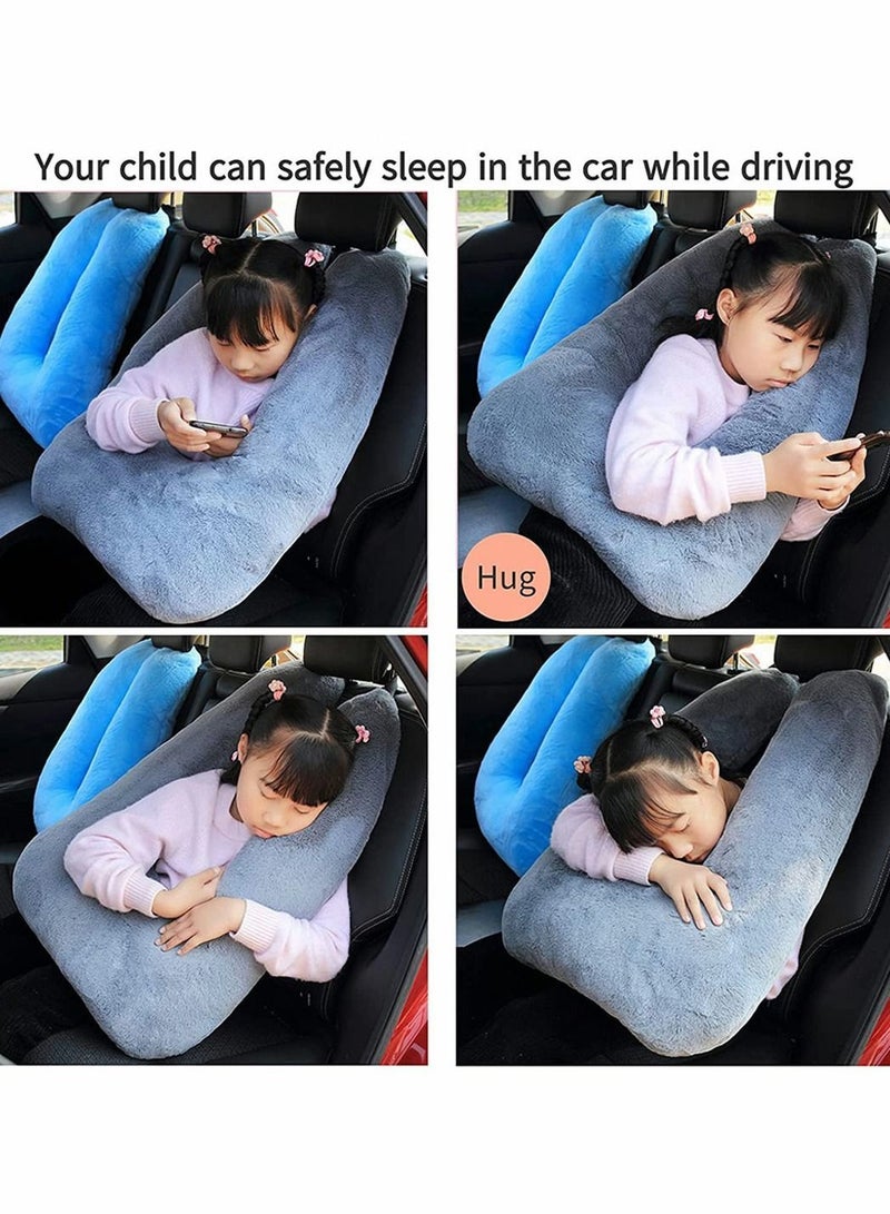 واي آند دي Car Travel Pillow Neck for Airplane Preium PP Cotton U Cushion Comfortable & Breathable Cover Long-Distance of Adult Children Kids - Image 2