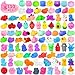 Yunaking 130PCS Squishies Mochi Squishy Toy Kawaii Squishies Party Favors for Kids Stress Relief Fidget Toys Treasure Box Toys Classroom Prizes Kid Easter Egg Fillers Xmas Goodie Bag Stuffers Random - Image 2