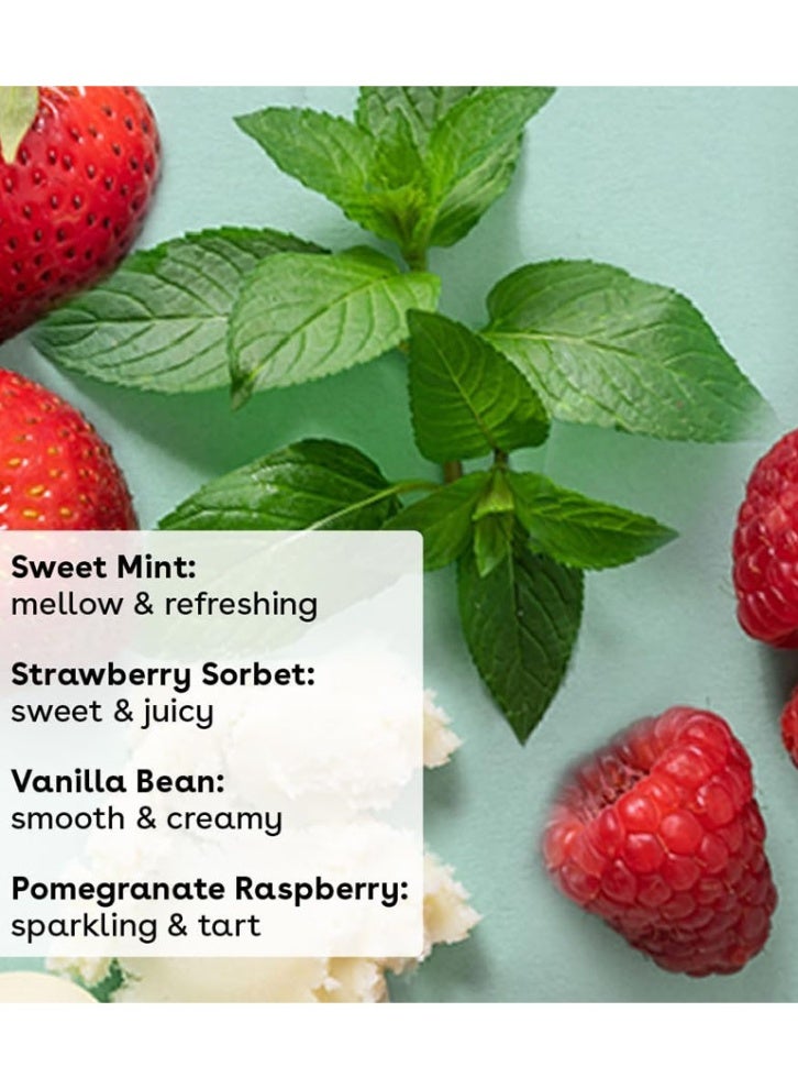 EOS 100 Natural Organic Lip Balm, Strawberry, Sorbet, Vanilla Bean, Sweet Mint, Pomegranate, Raspberry, Lip Care Products, 014 oz - Image 2