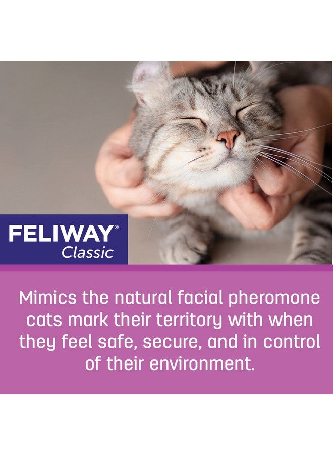 FELIWAY Classic Cat Calming Pheromone Diffuser, 30 Day Starter Kit (48 mL)