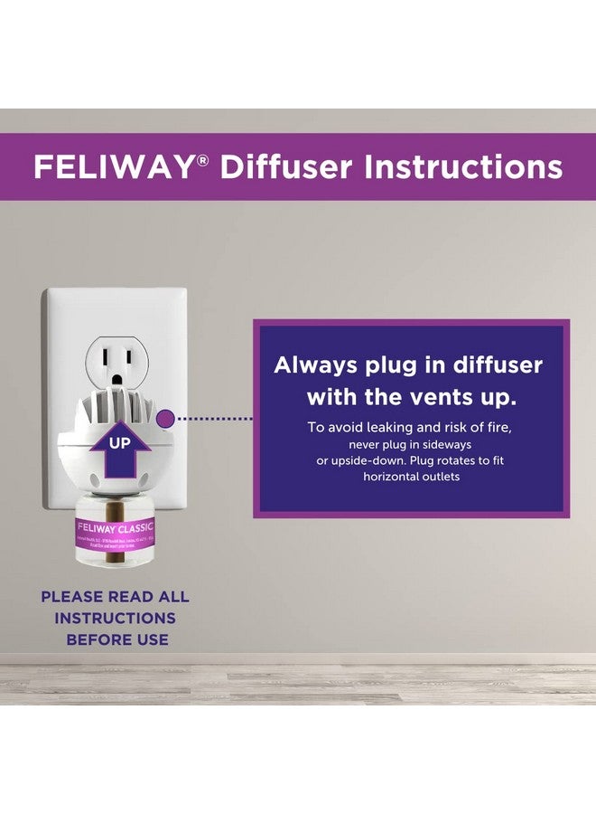 FELIWAY Classic Cat Calming Pheromone Diffuser, 30 Day Starter Kit (48 mL)