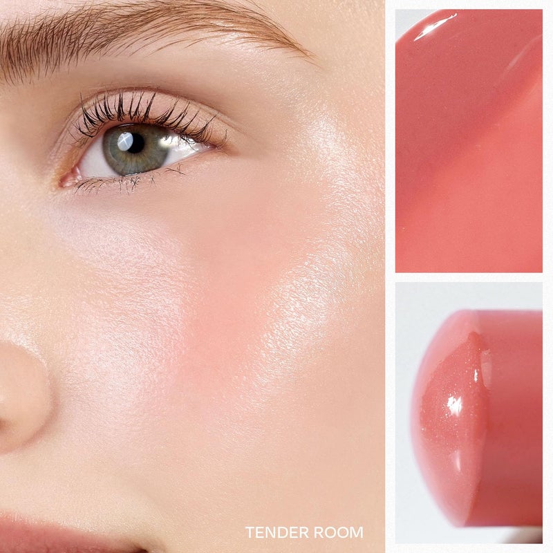 hince True Dimension Radiance Balm - Highlighter for Korean Glass Skin, Blush for Cheeks, Cream Blush, Contour Stick, Natural Glowy Look, Clean Makeup for Radiant Complexion, 10g (TENDER ROOM, TP003) - Image 2
