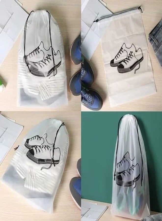 KUNFAIT Shoe Bags for Travel Drawstring Packing Bags Dustproof Portable Storage Organiser Pouch for Men and Women (6) - Image 5