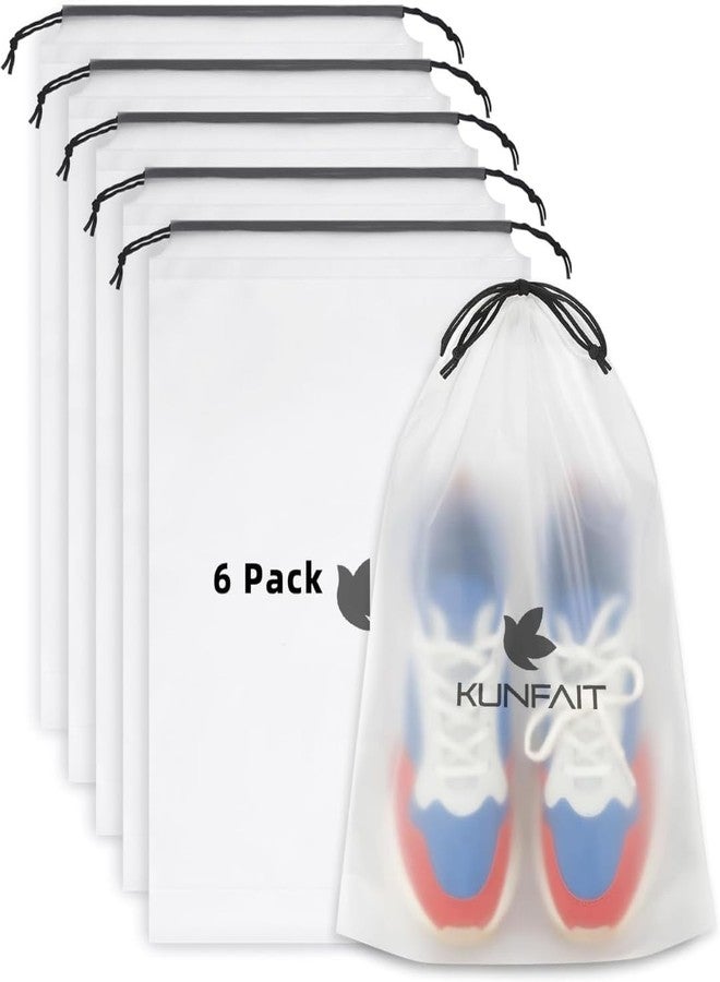KUNFAIT Shoe Bags for Travel Drawstring Packing Bags Dustproof Portable Storage Organiser Pouch for Men and Women (6) - Image 1