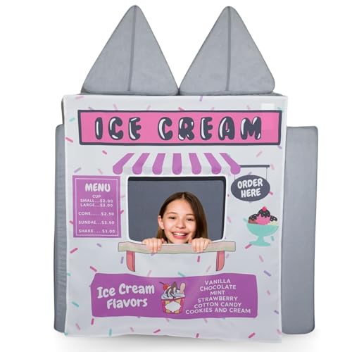 Couch Swag Play Panel for Childrens Foam Sofa Kids Couch (Ice Cream Store) - Image 1