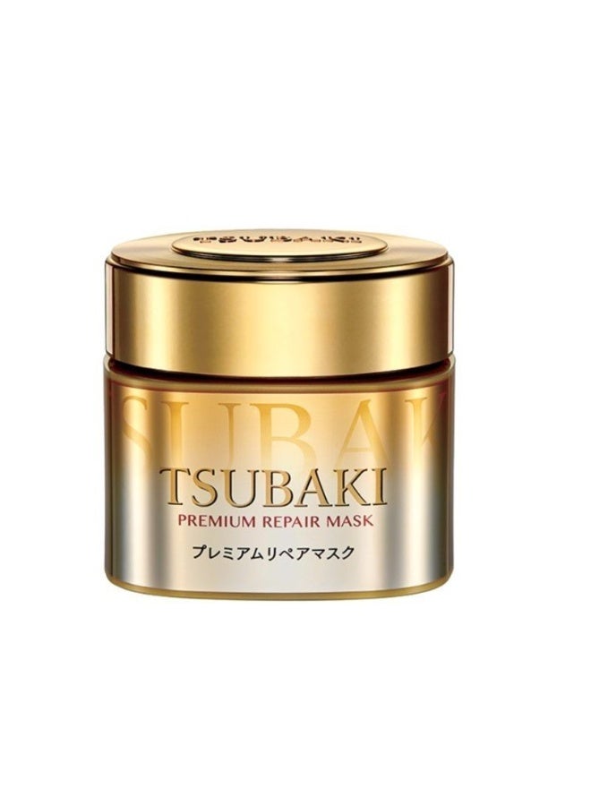 Tsubaki Premium Repair Hair Mask – Intensive Deep Conditioning Treatment for Dry & Damaged Hair – Smooth & Shiny Finish – 180g - Image 1