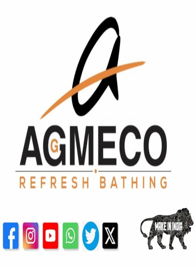 AGMECO Dolfee Brass Toilet Paper Holder Without Flap - Premium Solid Brass Toilet Tissue Roll Holder for Bathroom, Rust-Resistant & Long-Lasting Wall Mounted Toilet Paper Stand - Image 2