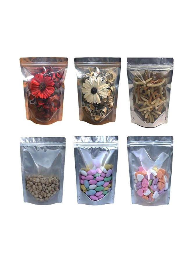 AwePackage 100-Piece Airtight Zipper Pouch Bag Set Clear 3.5x10x7inch - Image 5
