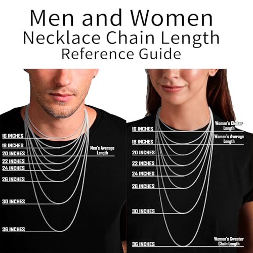 ASHINE Sterling Silver Chain Silver Chain for Men Chain Necklace Silver Chain Necklace for Women Charm Jewelry Chain Long Necklaces for Women (0.8mm Box Chain Lobster Clasp 18 Inches) - Image 5