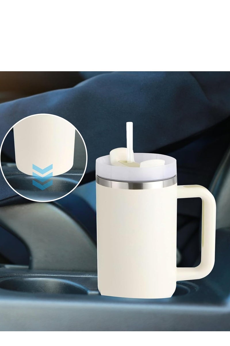 bullga Bullga Thermal Cup with Straw, 40 oz., Drinking Cup with Lid, Handle, and Straw for Hot and Cold Drinks, Portable Cup  - Image 5