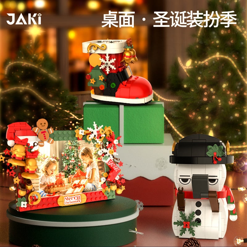 Christmas Tree Building Blocks Rotating Music Box Compatible Lego Building Blocks Christmas Building Blocks Chinese Toys Gift Ornaments - Image 3
