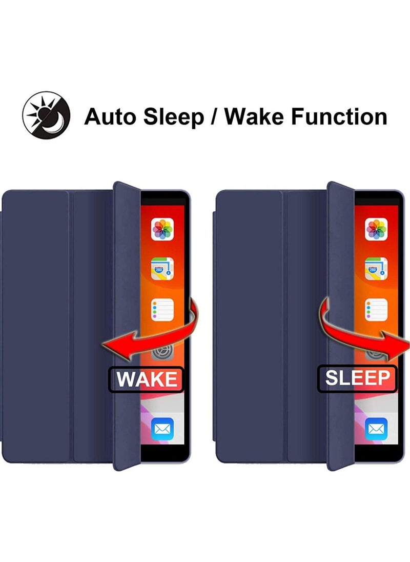 vesus New iPad Air 4th Generation 2020 Case , for New iPad Air 4 10.9 Inch 2020 Case with Pencil Holder, Smart Trifold Stand Cover Case,Auto Sleep/Wake, Navy - Image 3
