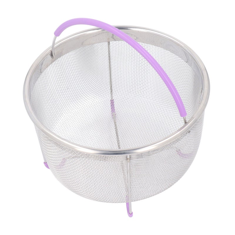 Stainless Steel Steamer Basket: 304 Food-Grade Material, Single-Handle Design - Multi-Functional Steamer Insert for Pressure Cooker, Home Kitchen, Fitness Enthusiasts - Image 5