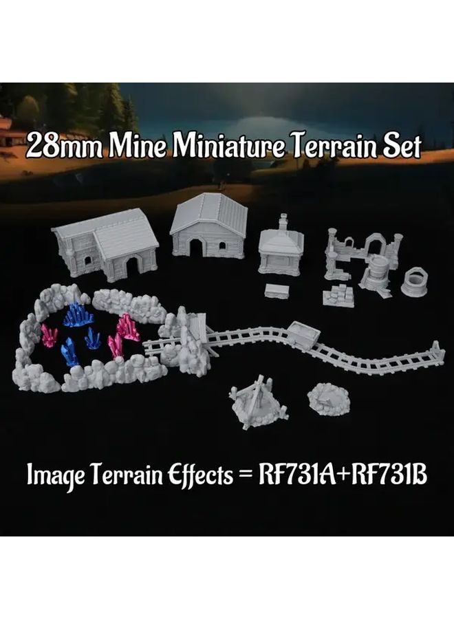 مجموعة تضاريس مصغرة نمطية آر بي جي آر إف 731B ماين للألعاب الإستراتيجية على الطاولة وألعاب دن آند دراغون - Image 2