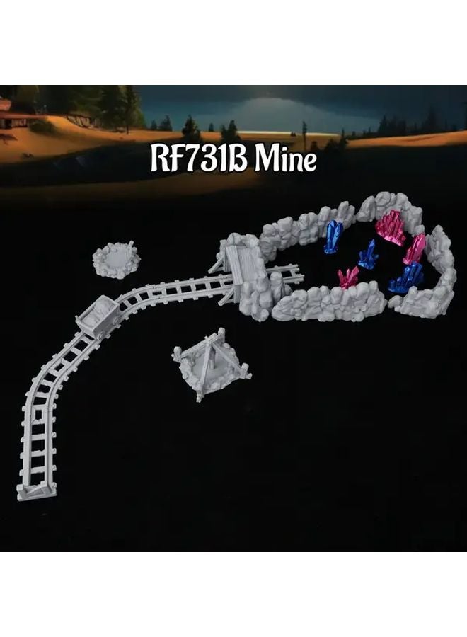 مجموعة تضاريس مصغرة نمطية آر بي جي آر إف 731B ماين للألعاب الإستراتيجية على الطاولة وألعاب دن آند دراغون - Image 1