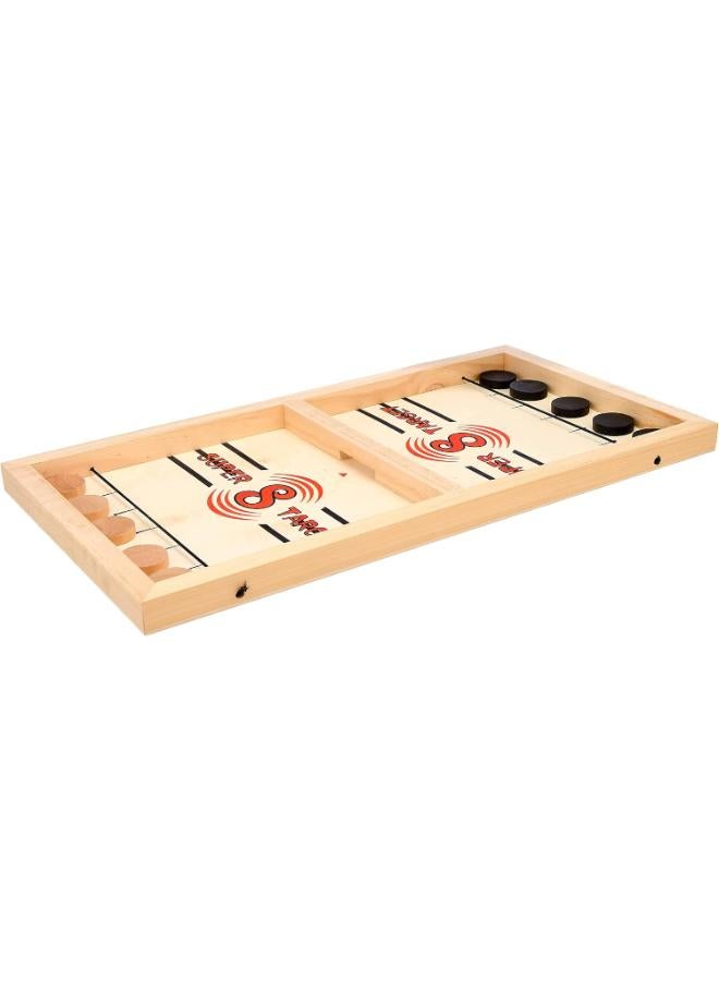Generic Rustick Sling Puck Strategy Game - 2 Players, Ages 6+ - Image 1