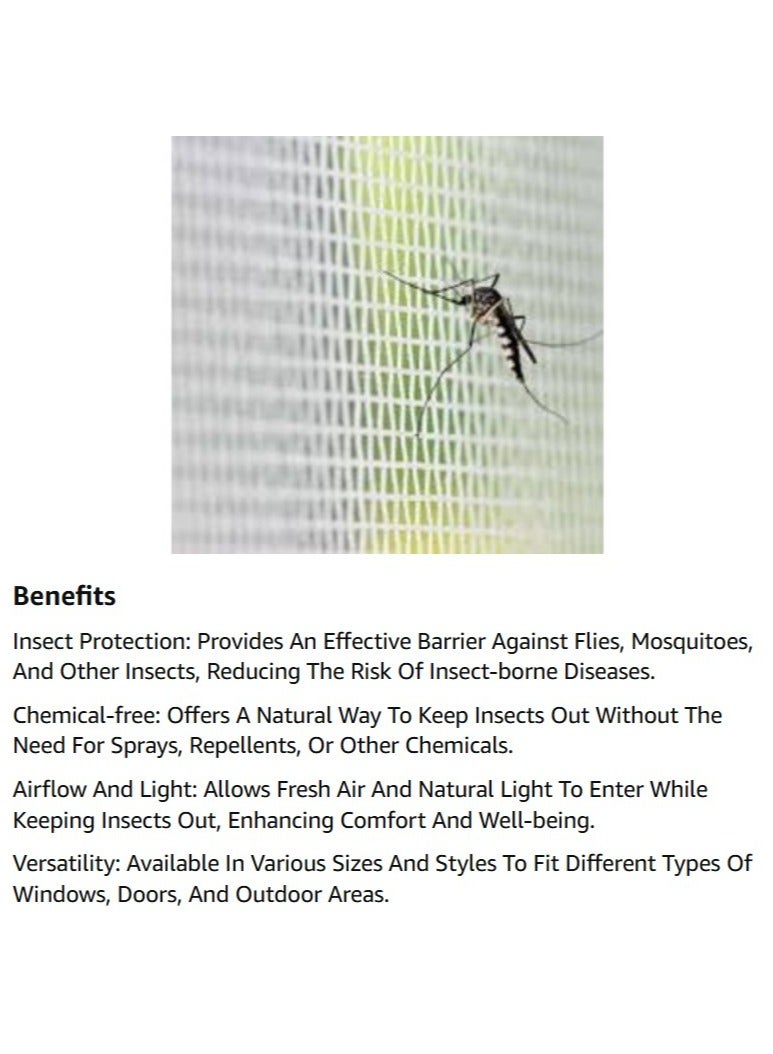 عباسلي شاشة حماية شبكة الحشرات المتطايرة لنافذة البعوض وحماية الباب - Image 4